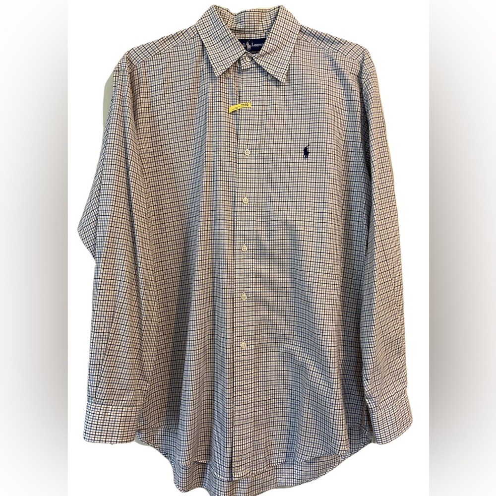 Ralph Lauren Men’s Long Sleeve Button-Down Dress Shirt